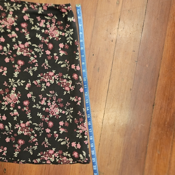 Vintage Old Navy Brown Floral Skirt - Picture 4 of 6